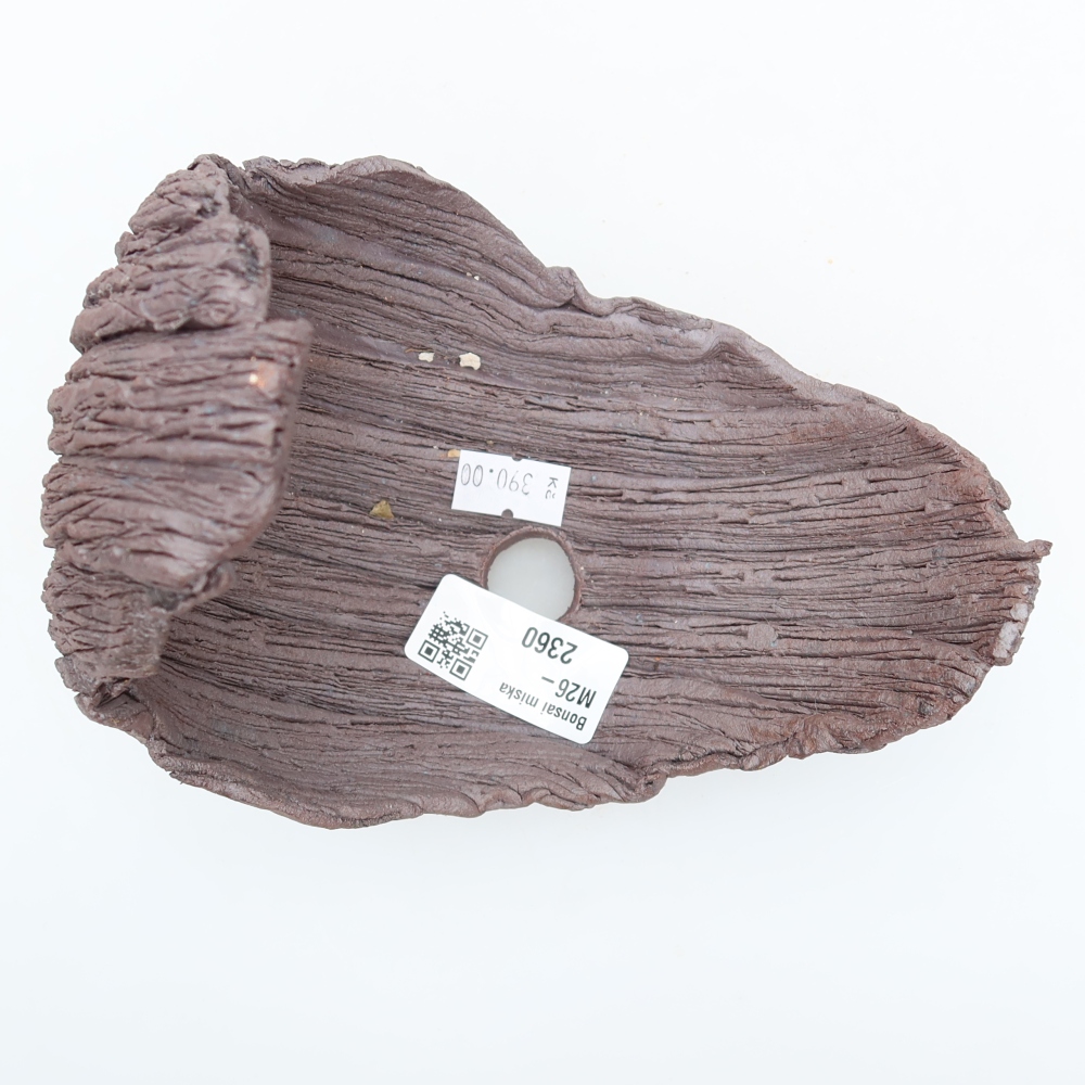 Keramikschale  14,5 x 11 x 15,5 cm, Farbe: braun