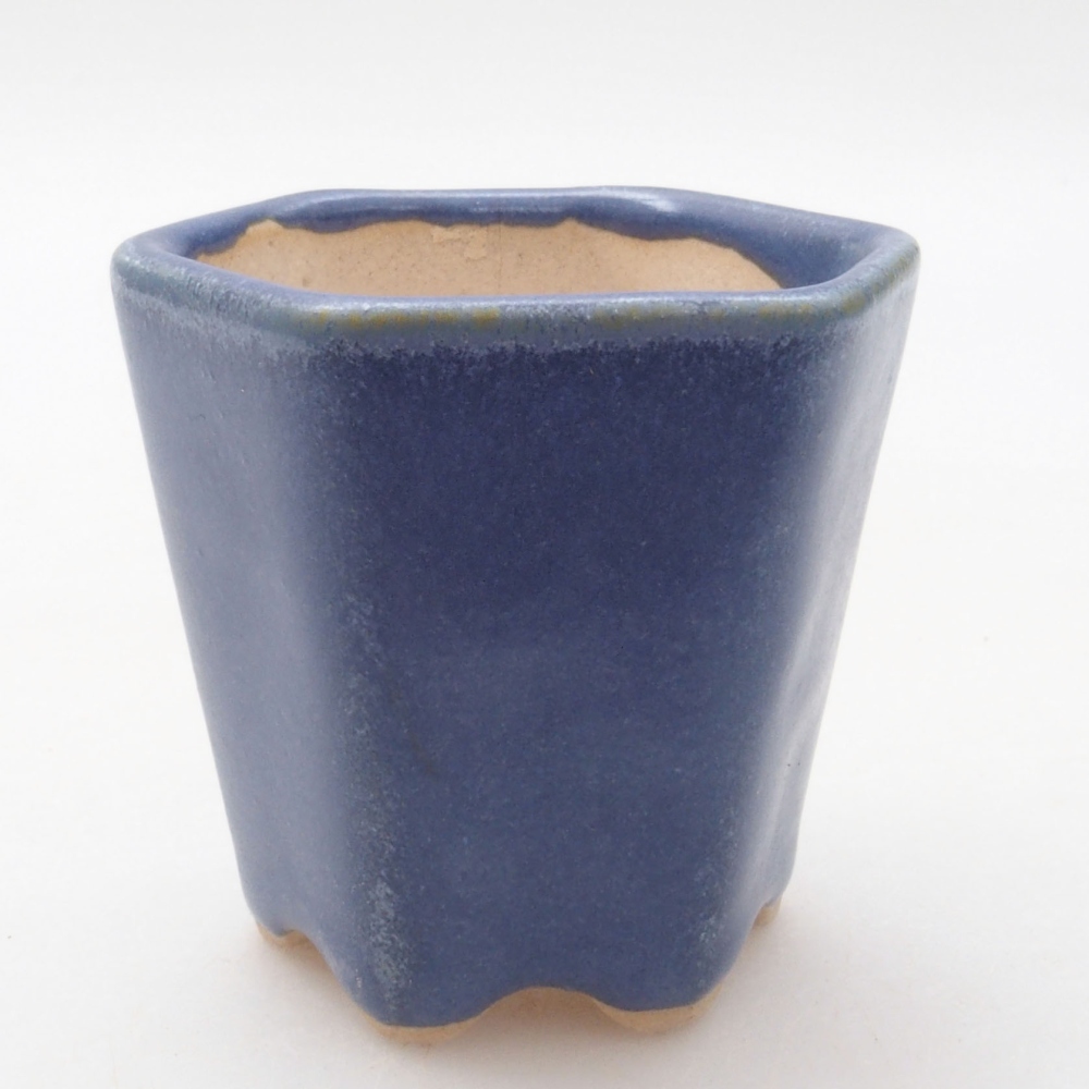 Mini-Bonsaischale 5 x 5 x 5 cm, Farbe blau