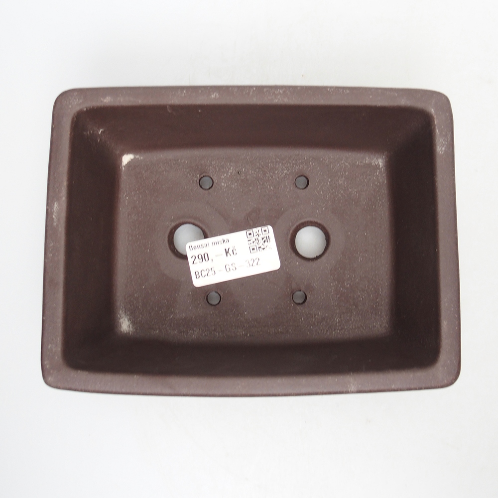 Schale 16 x 12 x 6 cm braun