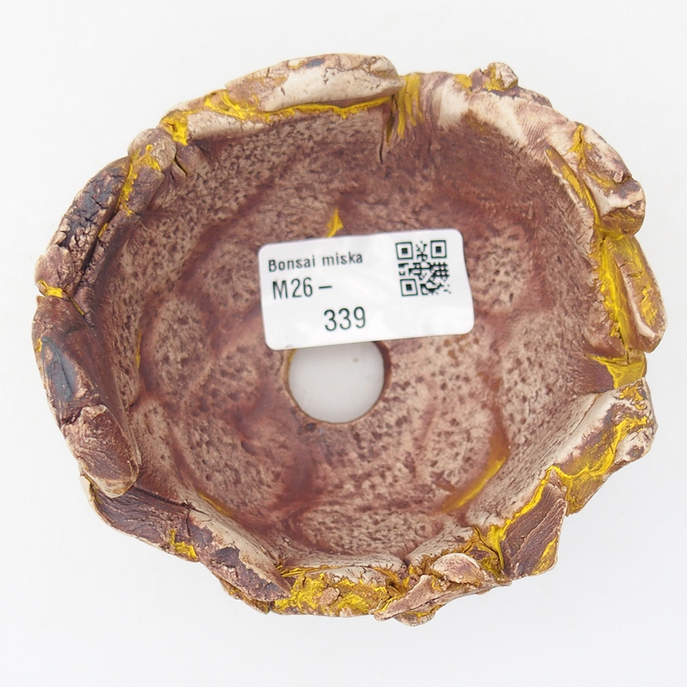 Keramikschale 9,5 x 9 x 7 cm , Farbe gelb