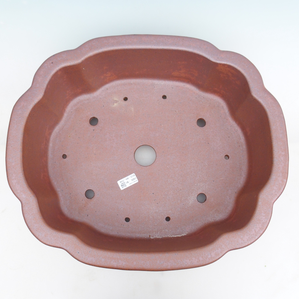 Bonsaischale aus Keramik 51 x 44 x 15,5 cm , Farbe Metall - NUR PERSÖNLICHE ABHOLUNG oder Palettentransport