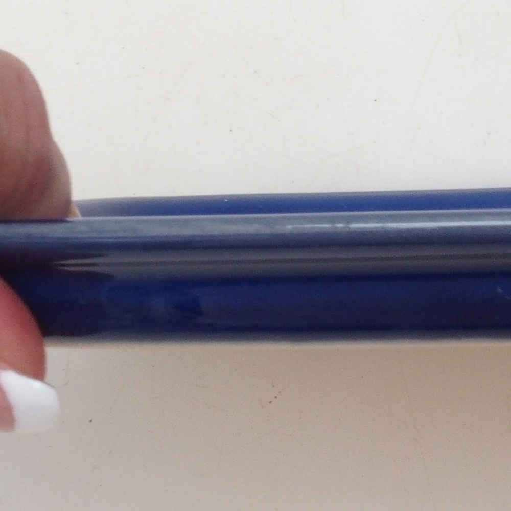 Keramikschale H02 - 17,5 x 12 x 1 cm - blau