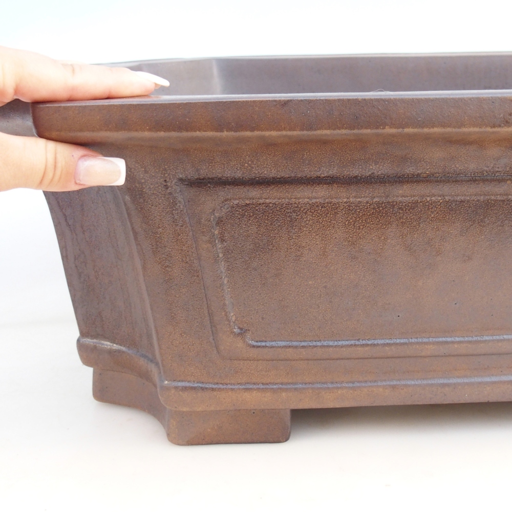 Schale 60,5 x 48 x 17 cm braun - NUR PERSÖNLICHE ABHOLUNG ODER PALLETTENVERKEHR