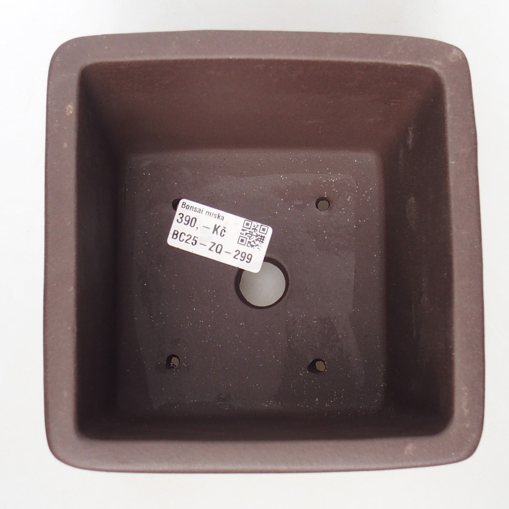 Schale 14 x 14 x 12 cm braun