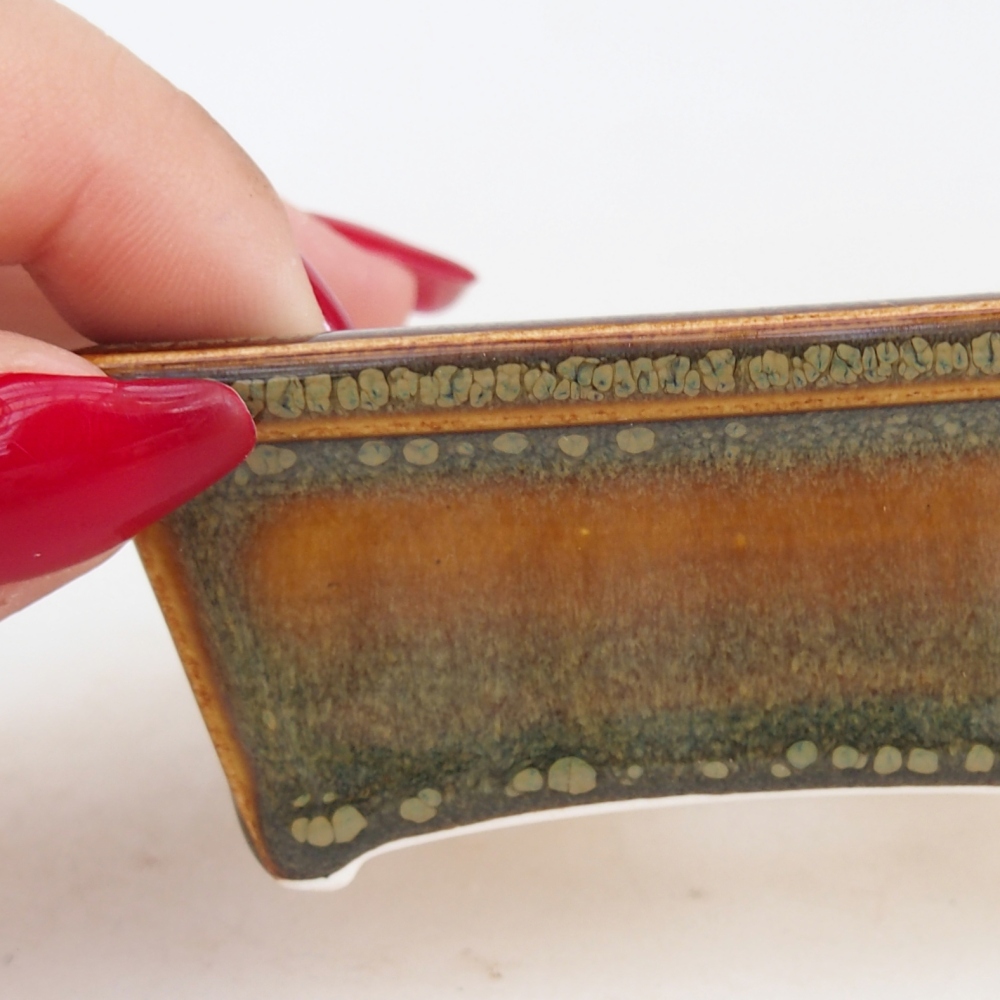 Mini-Bonsaischale 7,5 x 6 x 3 cm, braun