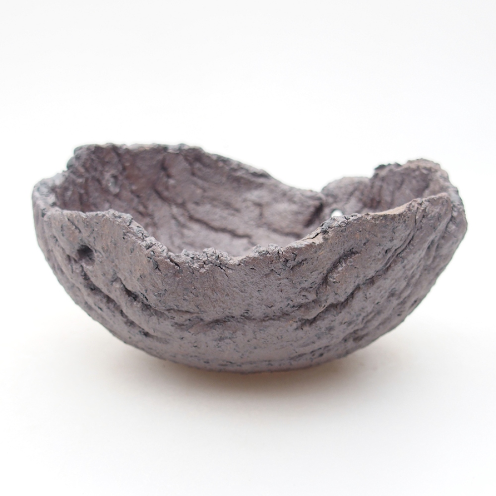 Keramikschale 14 x 13 x 13 cm , Metallic-Farbe