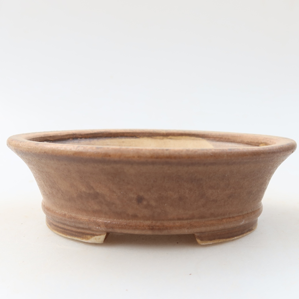 Keramik-Bonsai-Schale, 13 x 11,5 x 4 cm, Farbe: Rosa