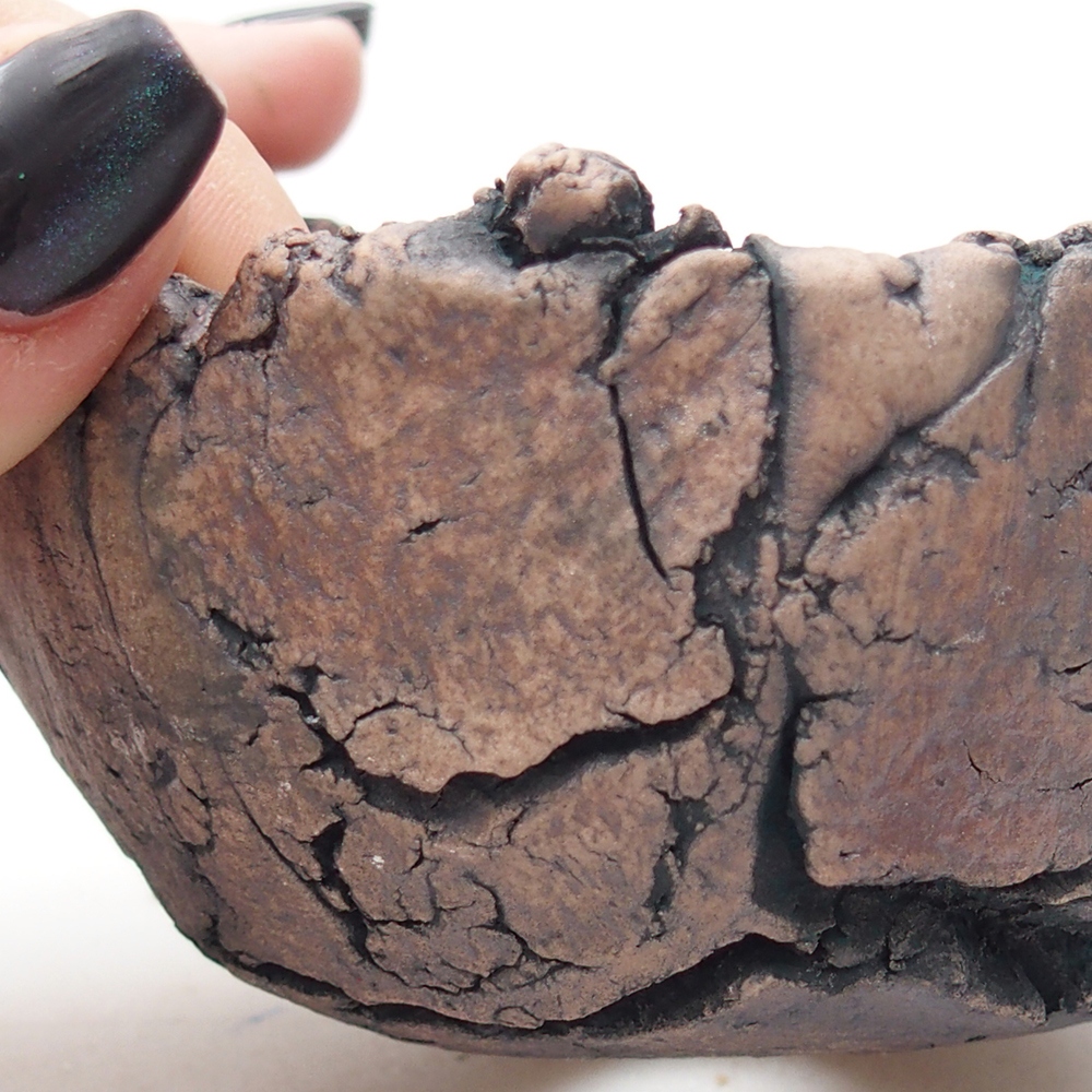 Keramikschale 9 x 8,5 x 6 cm , Farbe grün