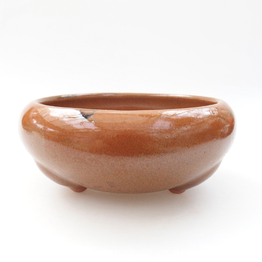 Bonsaischale aus Keramik 15,5 x 12 x 6 cm, Farbe blau