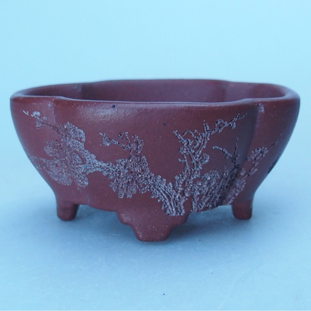Schale 4,5 x 4 x 2 cm braun