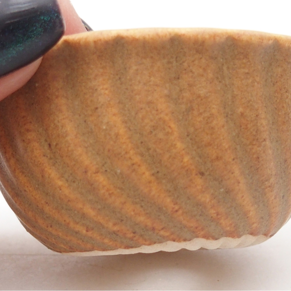 Mini-Bonsaischale 5,5 x 5,5 x 3 cm, braun