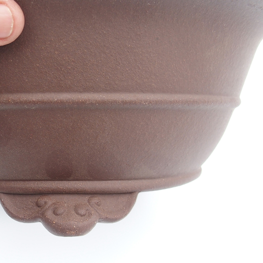 Schale 29 x 12 cm braun