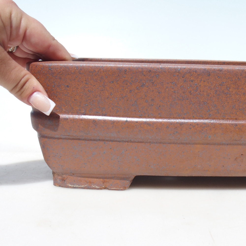 Schale 31,5 x 22 x 10 cm braun