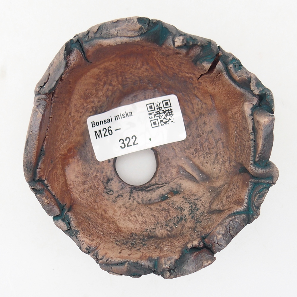 Keramikschale 9 x 8,5 x 6 cm , Farbe grün