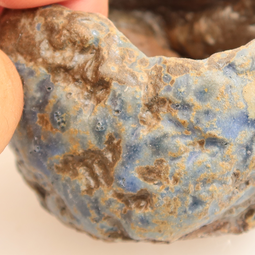 Keramikschale  6 x 5 x 5 cm, Farbe: Blau