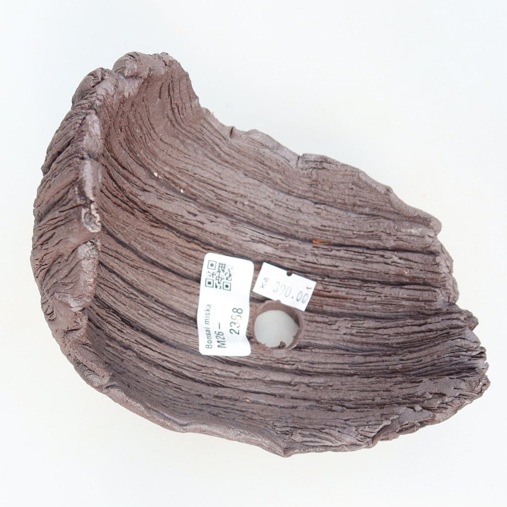 Keramikschale  13,5 x 11 x 13,5 cm, Farbe: braun