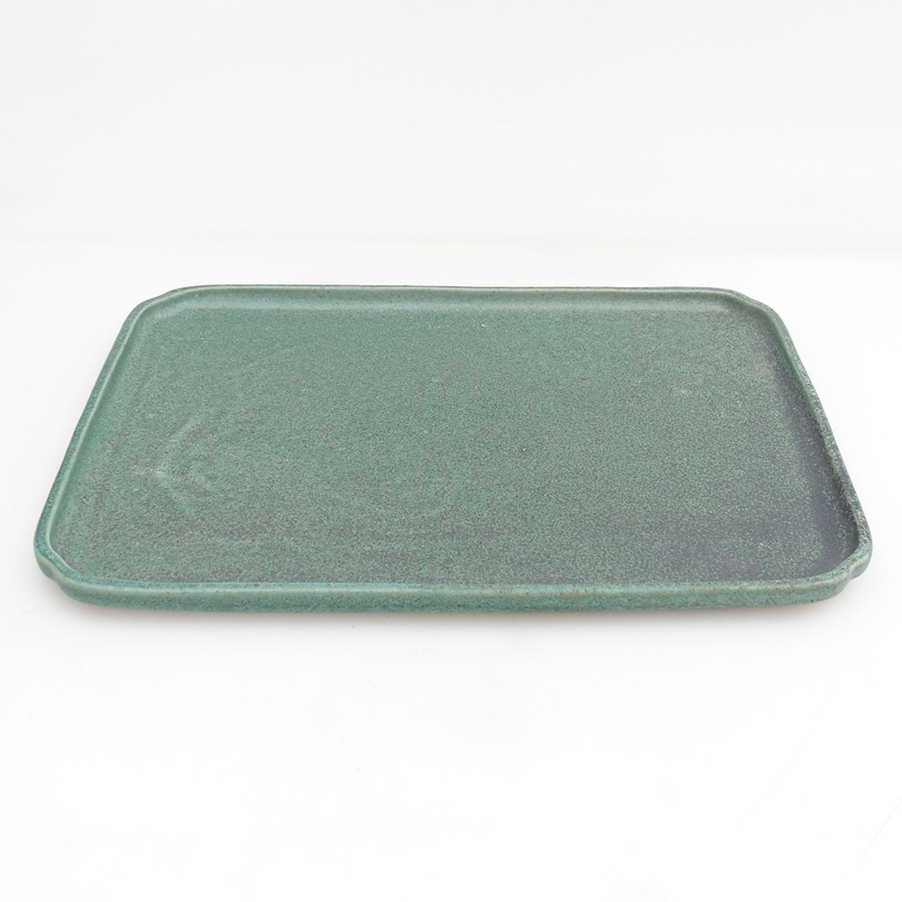 Keramikschale H07 - 28 x 19 x 1,5 cm - braun