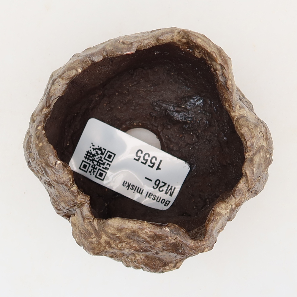 Keramikschale  5,5 x 5,5 x 6 cm, Farbe: braun