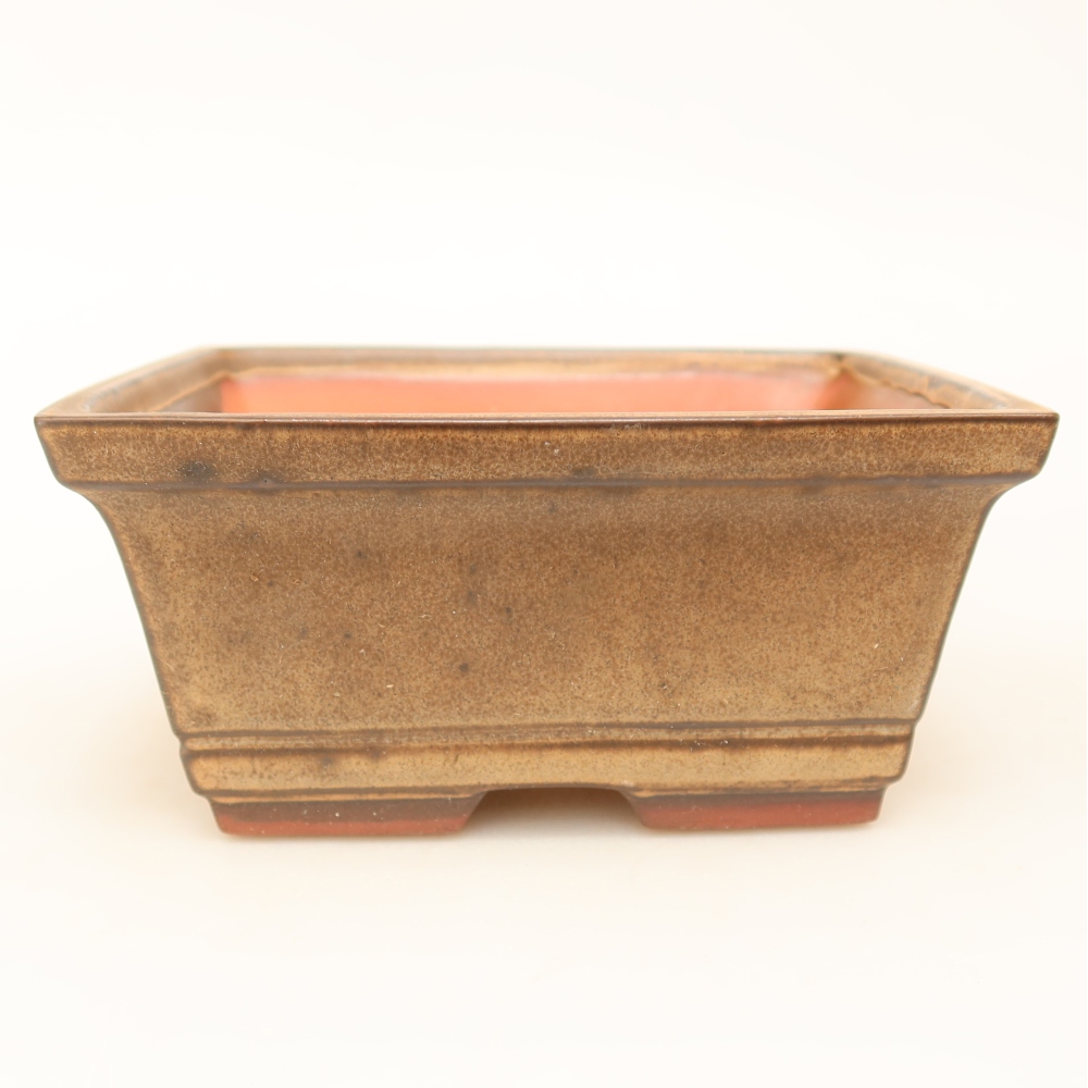 Keramikschale  14,5 x 12,5 x 7 cm, Farbe: braun