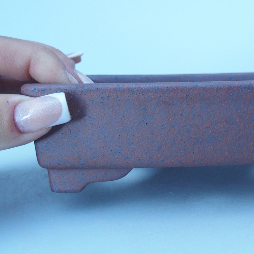 Schale 14,5 x 10,5 x 4 cm braun