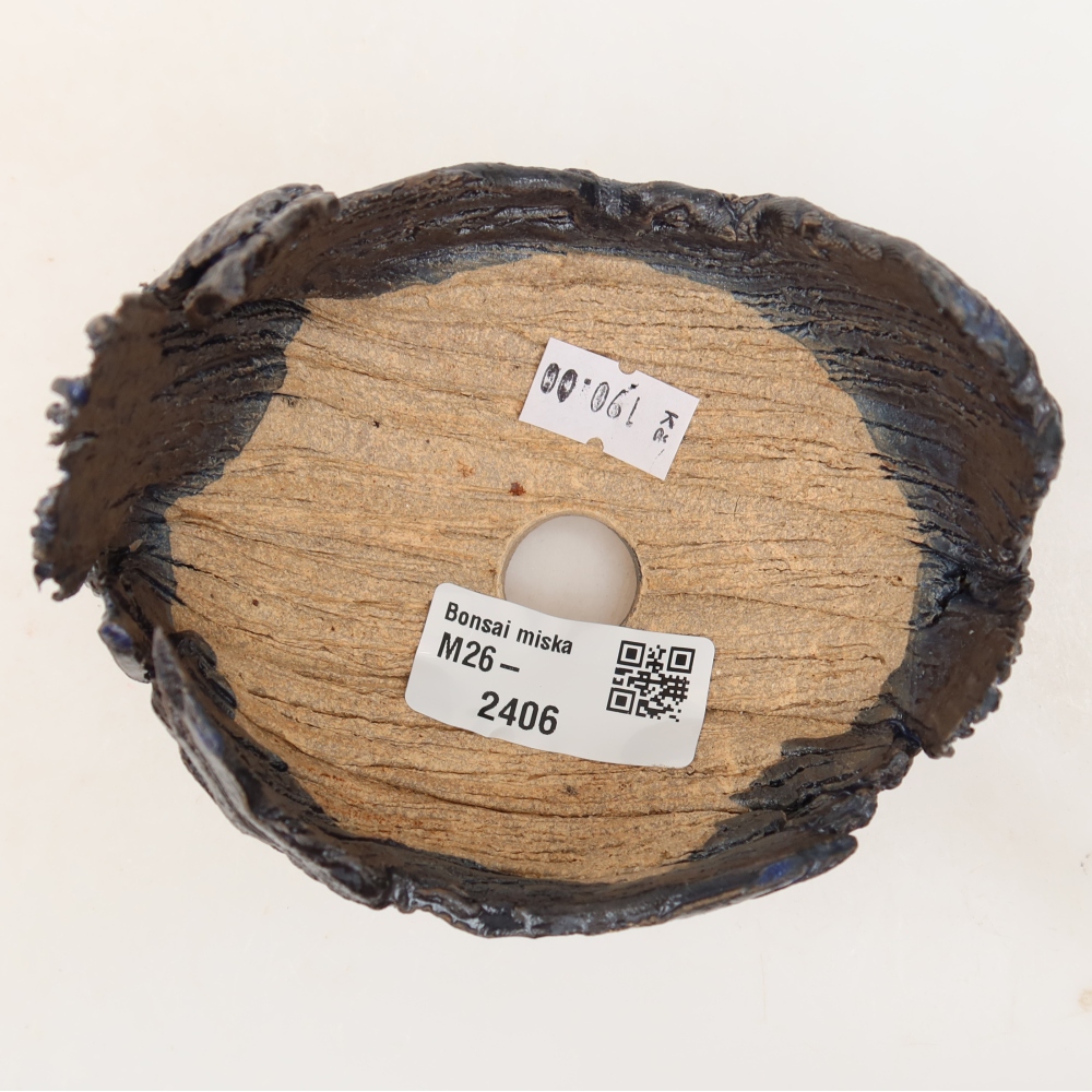 Keramikschale  10 x 9 x 8,5 cm, Farbe: Blau