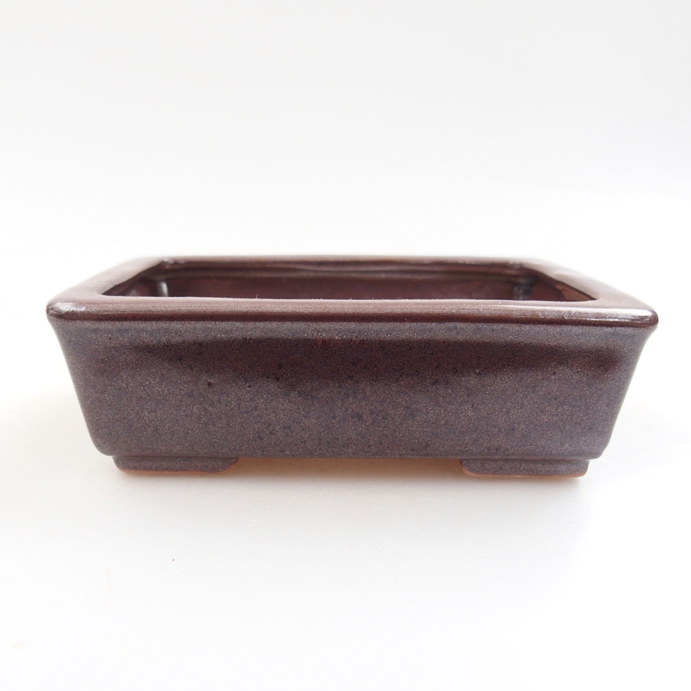 Bonsaischale aus Keramik 15,5 x 12 x 6 cm, Farbe blau