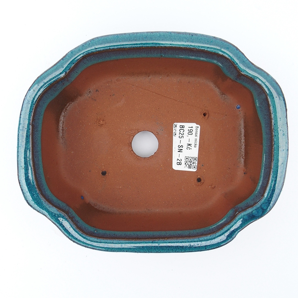 Schale 20 x 16 x 6,5 cm blau-grün