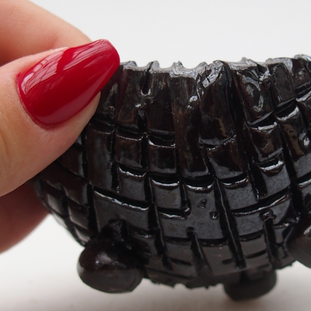 Keramikschale 8,5 x 8 x 5 cm , Farbe schwarz