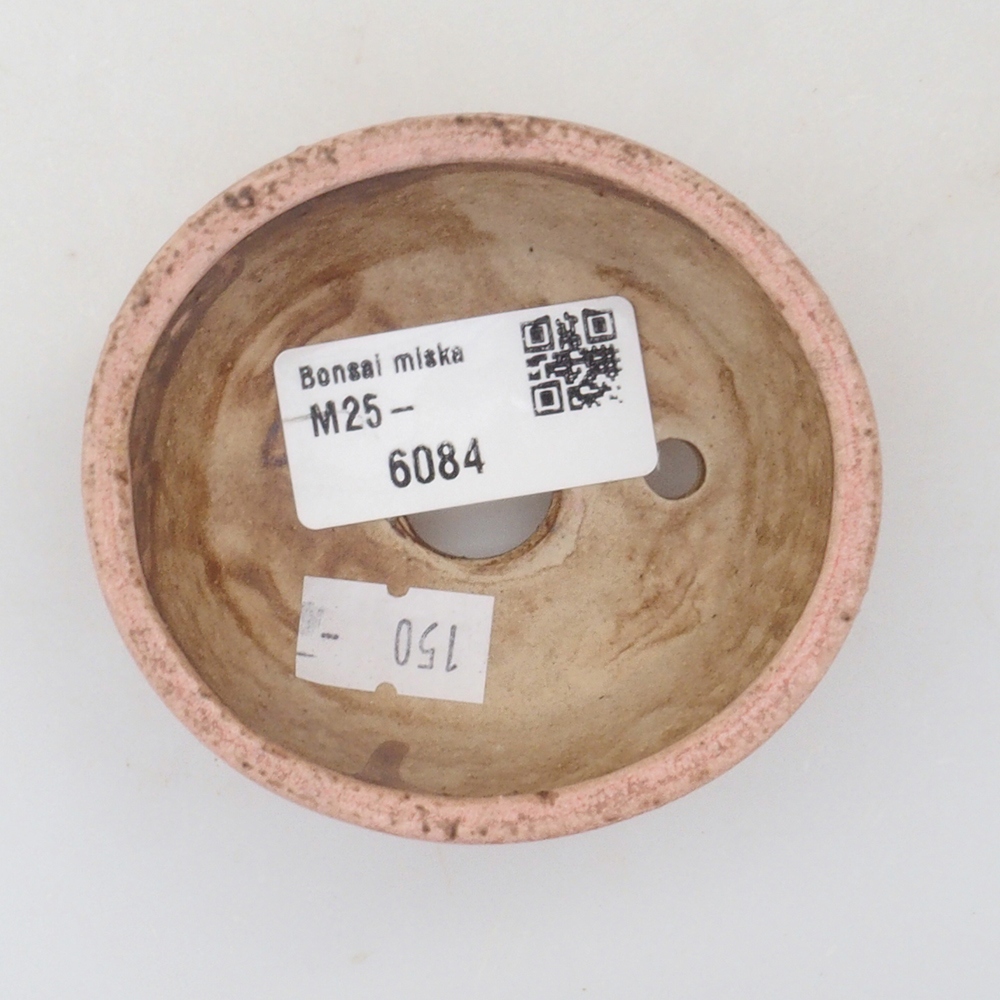 Bonsaischale aus Keramik 10 x 8,5 x 4 cm, braun
