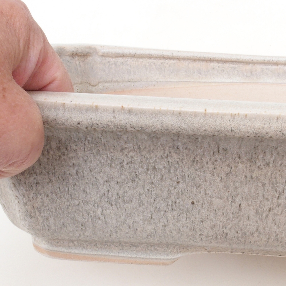 Bonsaischale H07 - 30 x 20,5 x 8 cm - beige