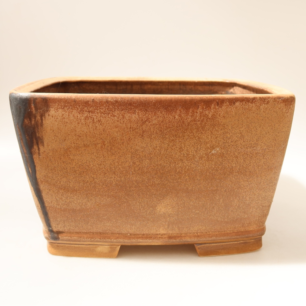 Keramik-Bonsai-Schale 26,5 x 26,5 x 15,5 cm, Farbe: Rosa