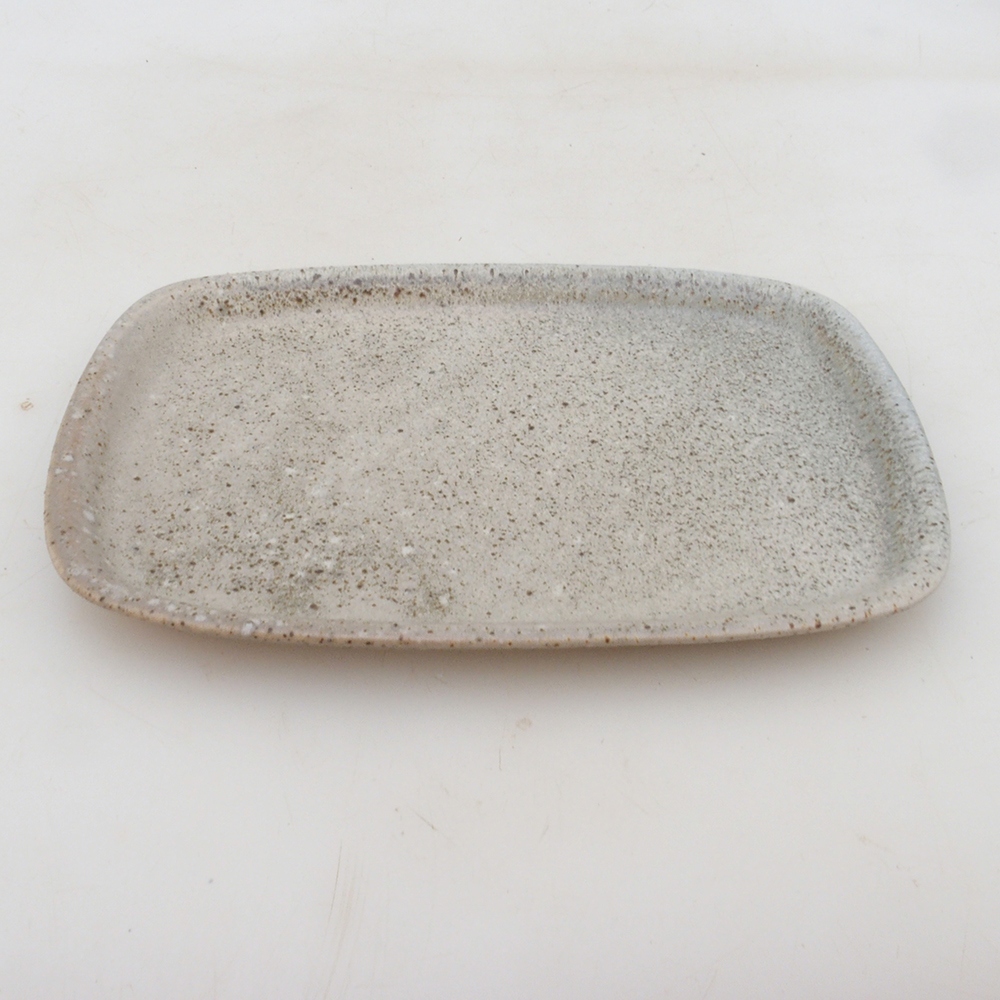 Keramische Untertasse H02 - 17,5 x 12 x 1 cm - beige