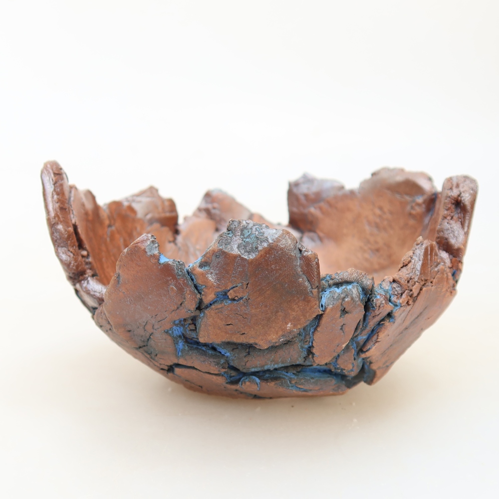Keramikschale 11 x 10,5 x 6 cm, Farbe: Blau