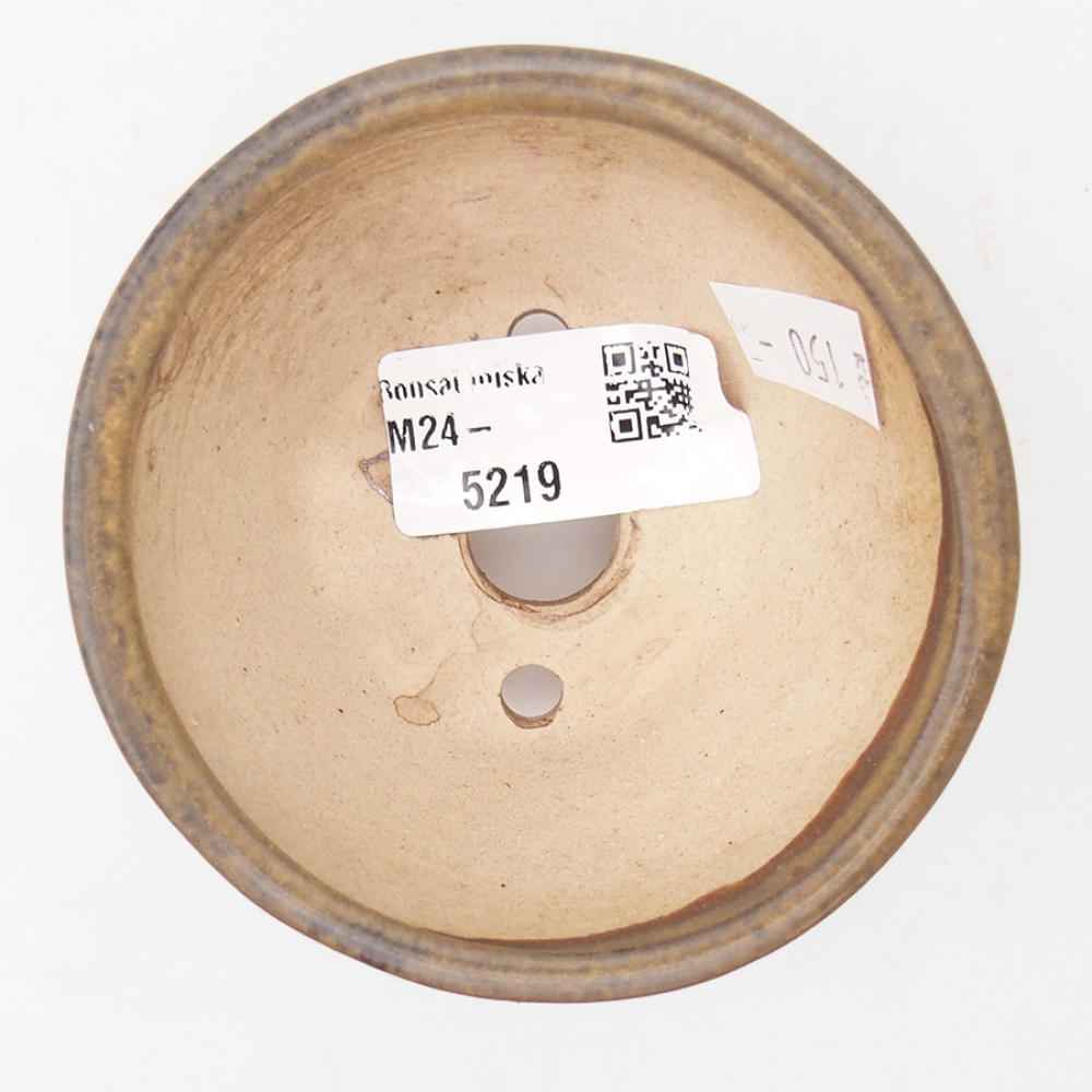 Bonsaischale aus Keramik 8 x 8 x 5,5 cm, braun