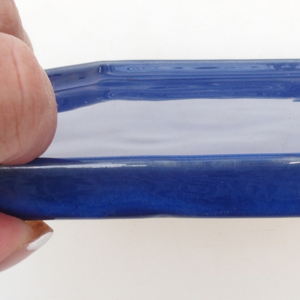 Keramikschale H53 -18,5 x 17 x 1 cm - blau