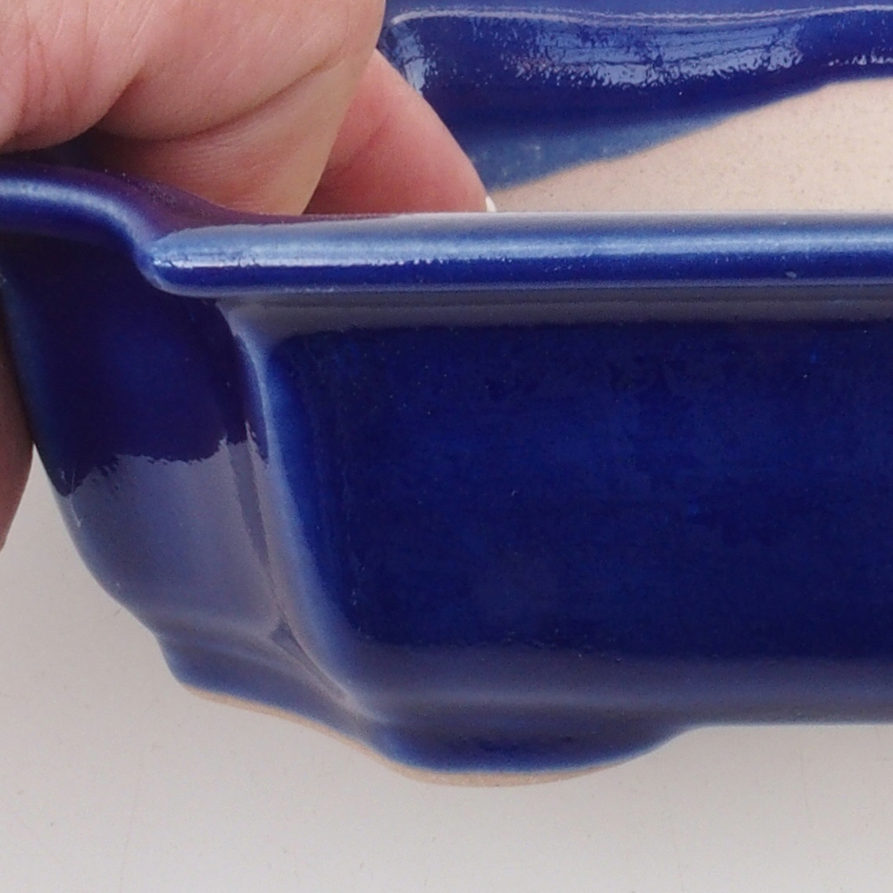 Bonsaischale H03 - 16,5 x 12 x 4,5 cm - blau