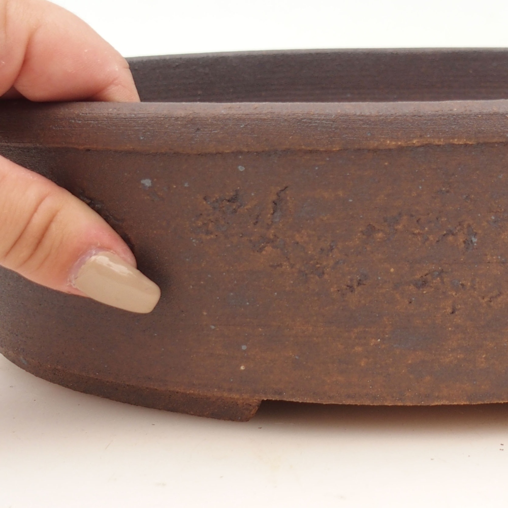 Bonsaischale 32 x 24,5 x 8 cm , Farbe braun