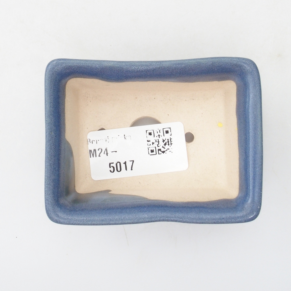 Mini-Bonsaischale 8 x 6 x 3 cm, blau