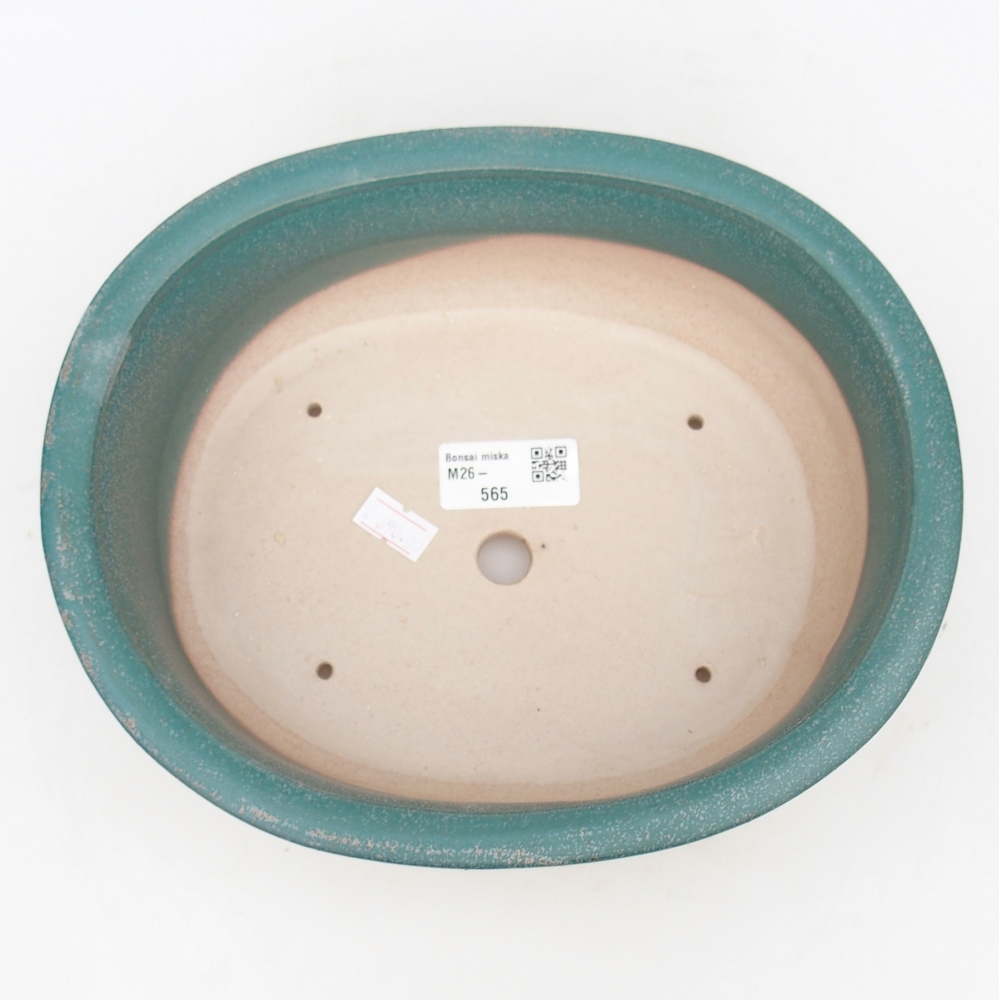 Bonsaischale aus Keramik 23 x 19 x 7 cm, Farbe blau