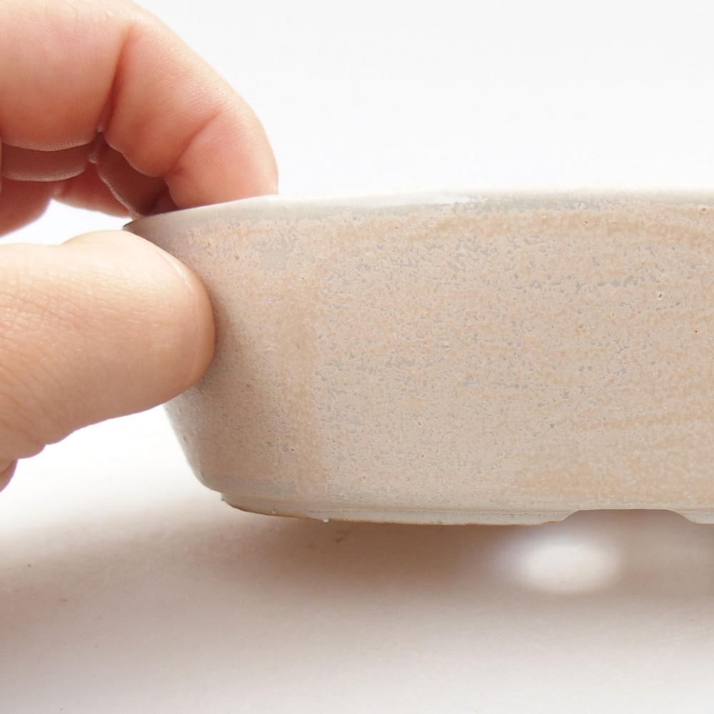 Bonsaischale aus Keramik 15,5 x 12 x 6 cm, Farbe blau