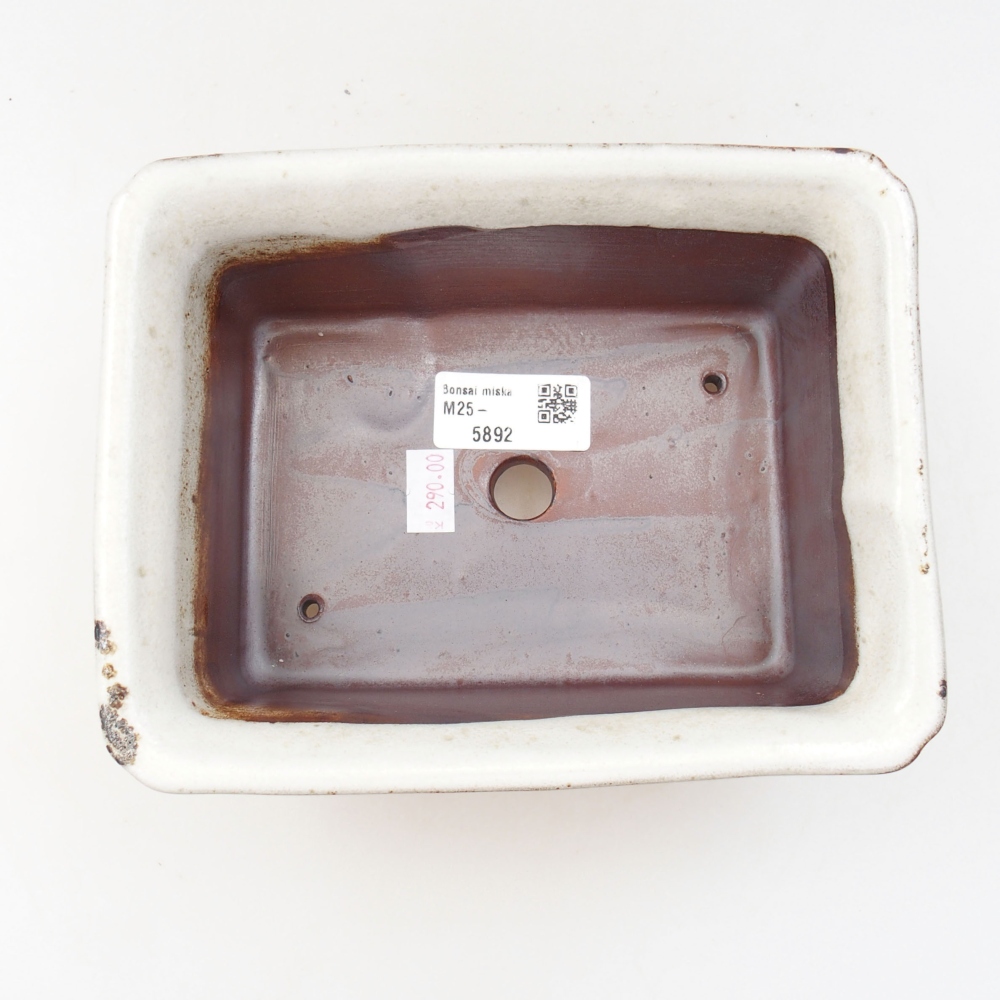 Bonsaischale aus Keramik 15,5 x 12 x 6 cm, Farbe blau