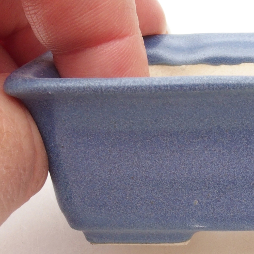 Mini-Bonsaischale 8 x 6 x 3 cm, blau