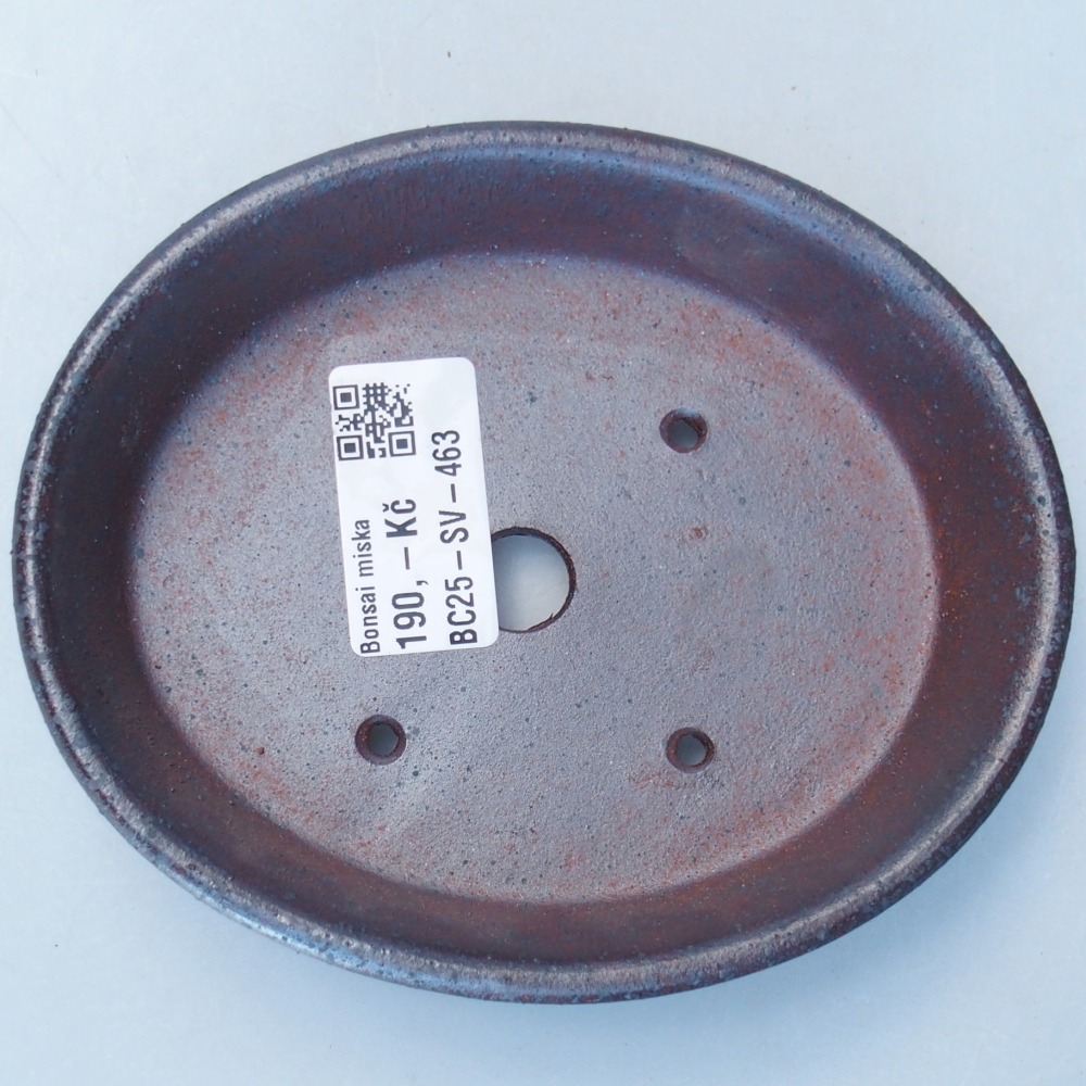 Schale 13 x 11 x 3,5 cm braun