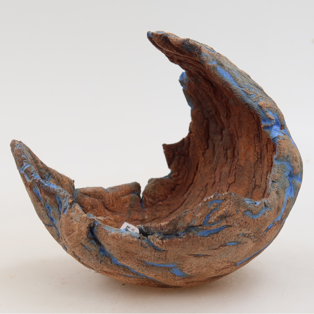 Keramikschale  11 x 10 x 11,5 cm, Farbe: Blau