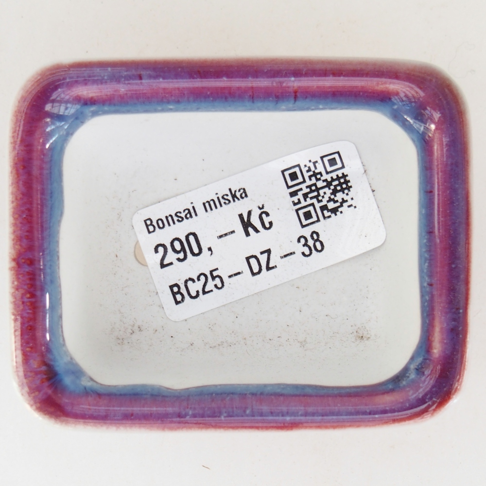 Mini-Bonsaischale 7 x 5,5 x 3 cm, Farbe lila