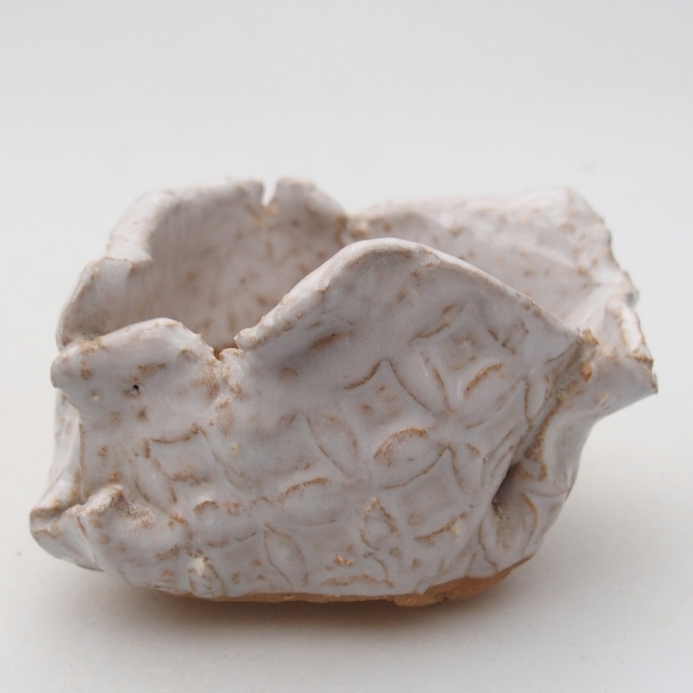 Keramikschale 8 x 7 x 4,5 cm, Farbe weiß