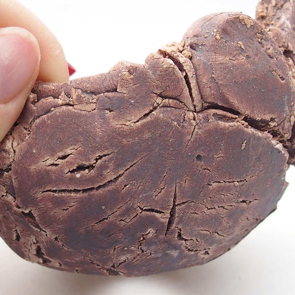 Keramikschale 9 x 9 x 6 cm , Farbe braun