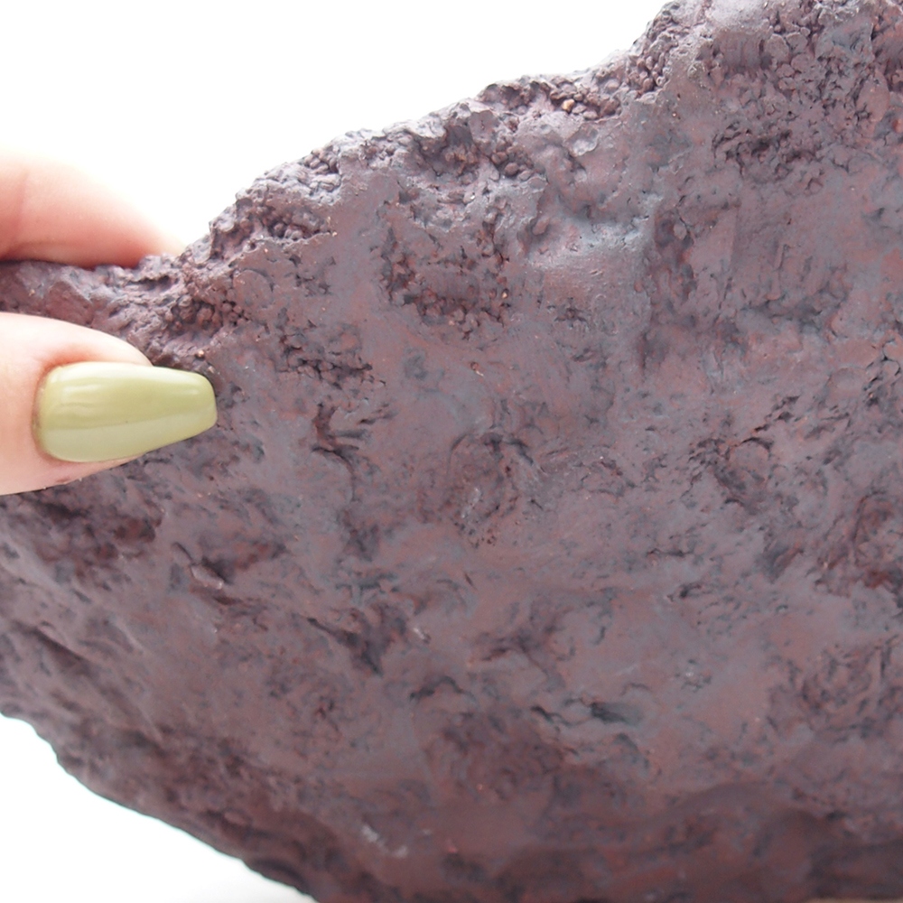 Keramikschale 31 x 30 x 23 cm , Farbe braun