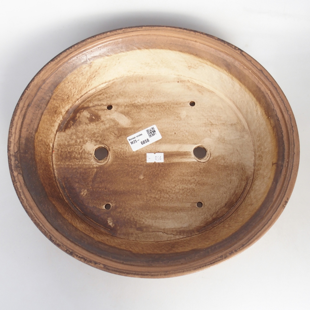 Bonsaischale aus Keramik 32 x 29 x 7 cm, rosa