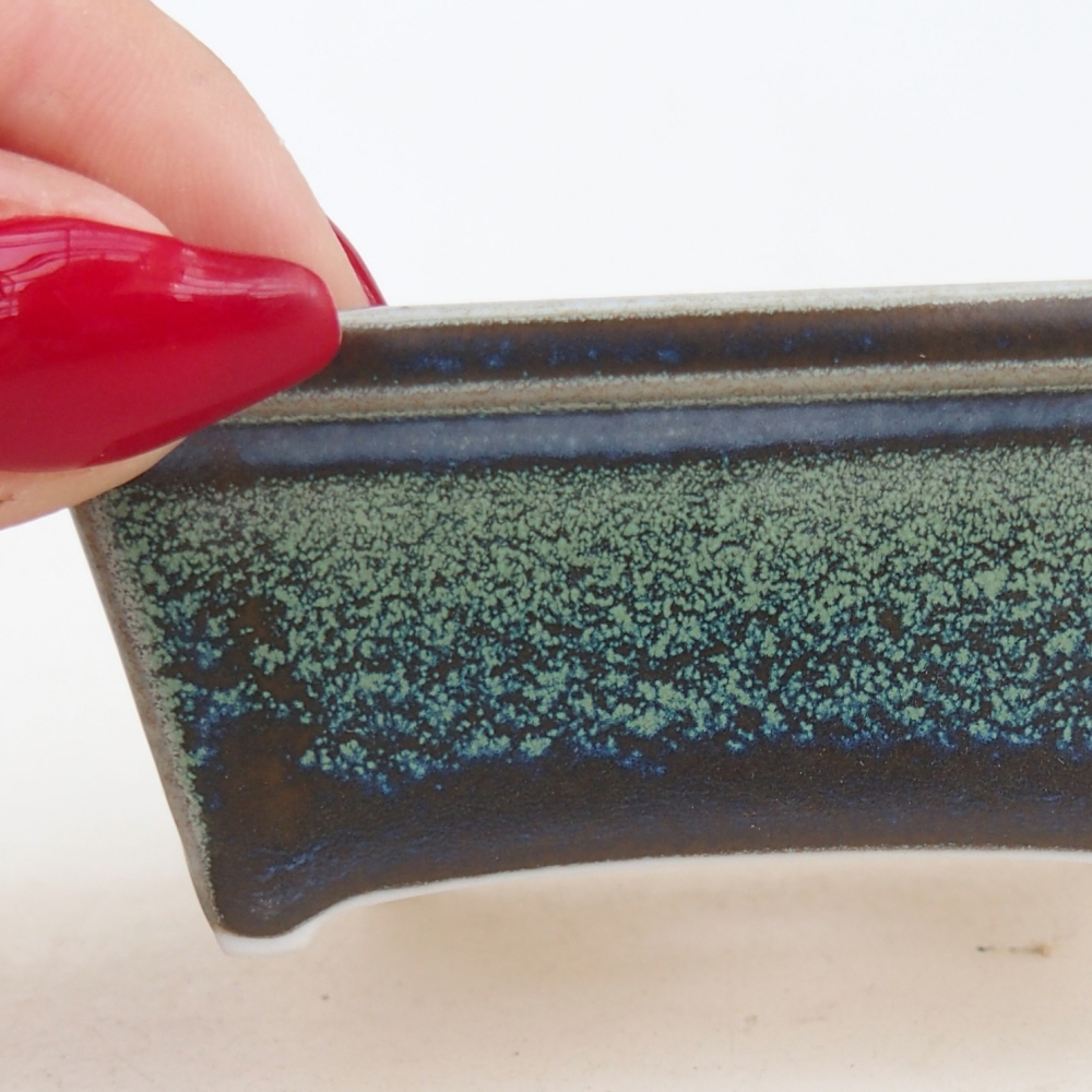 Mini-Bonsaischale 7,5 x 6 x 3 cm, grün